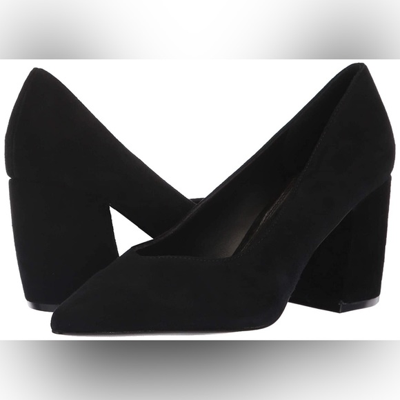NWOT Steve Madden Pamina Suede Block Heel Pumps - Picture 2 of 4